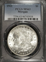 1921 P PCGS MS 63 Morgan Silver Dollar ☆☆ Great Collectible ☆☆ 934