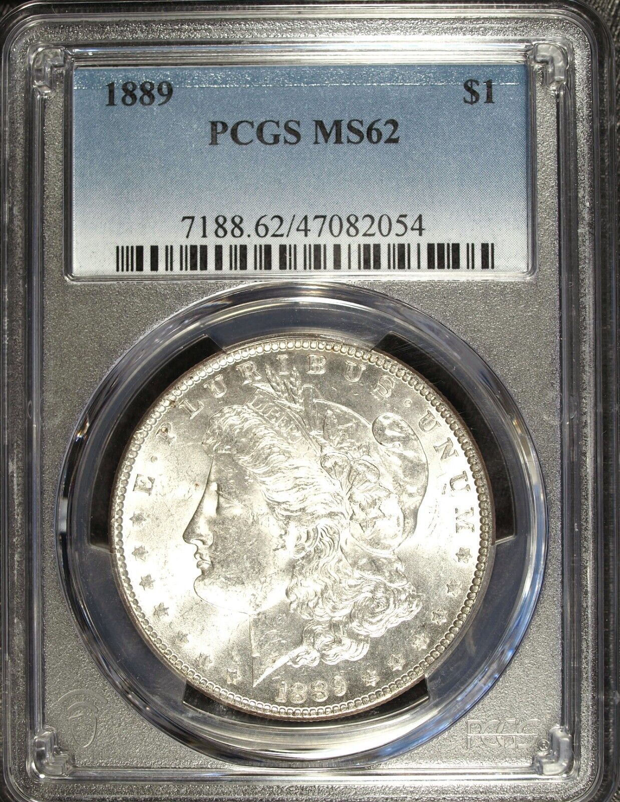 1889 P PCGS MS 62 Morgan Silver Dollar ☆☆ Great Collectible ☆☆ 054