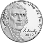2019 S Proof Ultra Cameo Jefferson Nickels ☆☆ Great Collector Value ☆☆