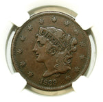 1839 NGC VF 20 BN Booby Head Coronet Head Large Cent ☆☆ Great For Sets ☆☆ 039