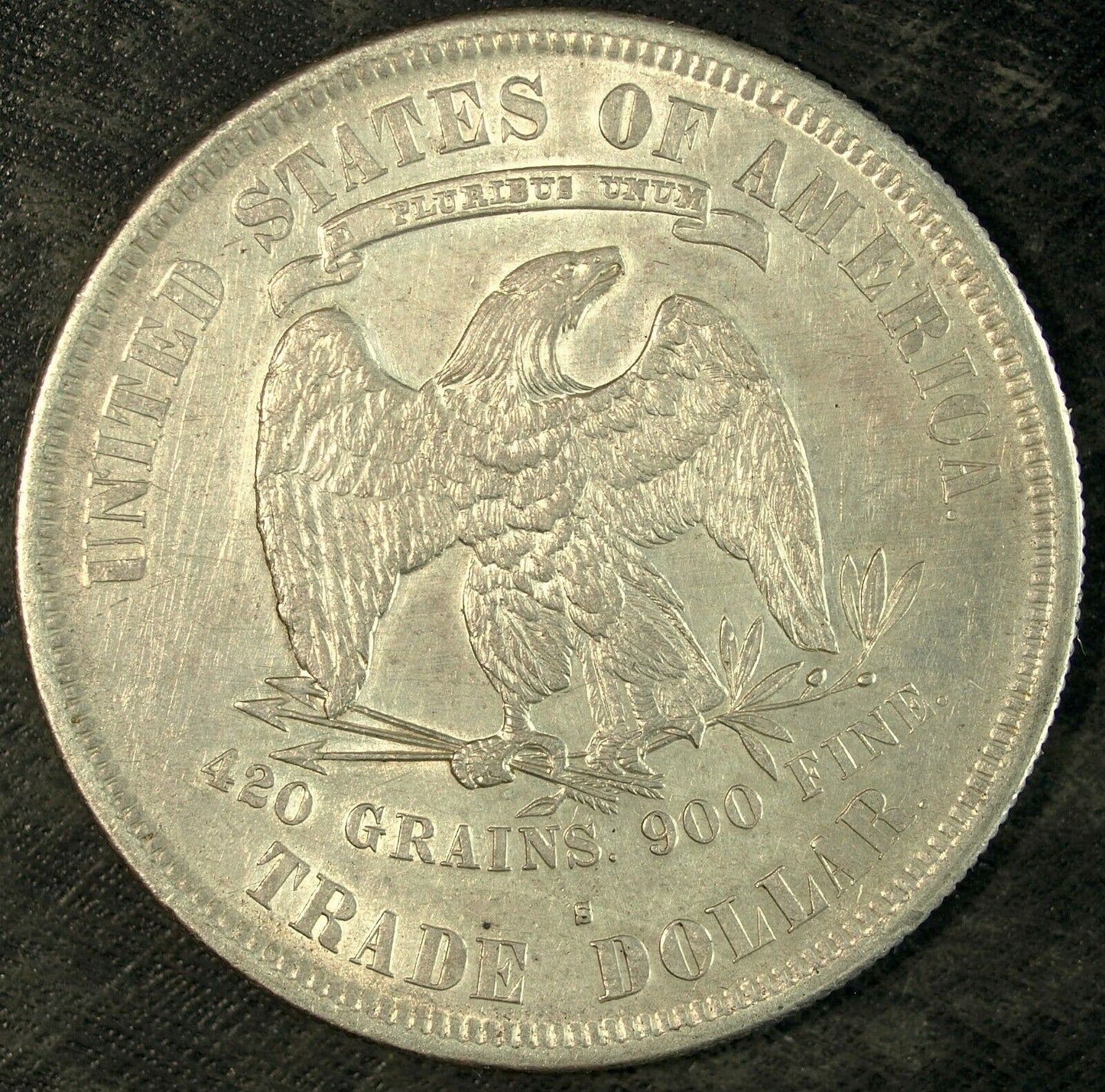 1877 S Silver Trade Dollar ☆☆ About UnCirculated ☆☆ 420 Grains of Silver 182