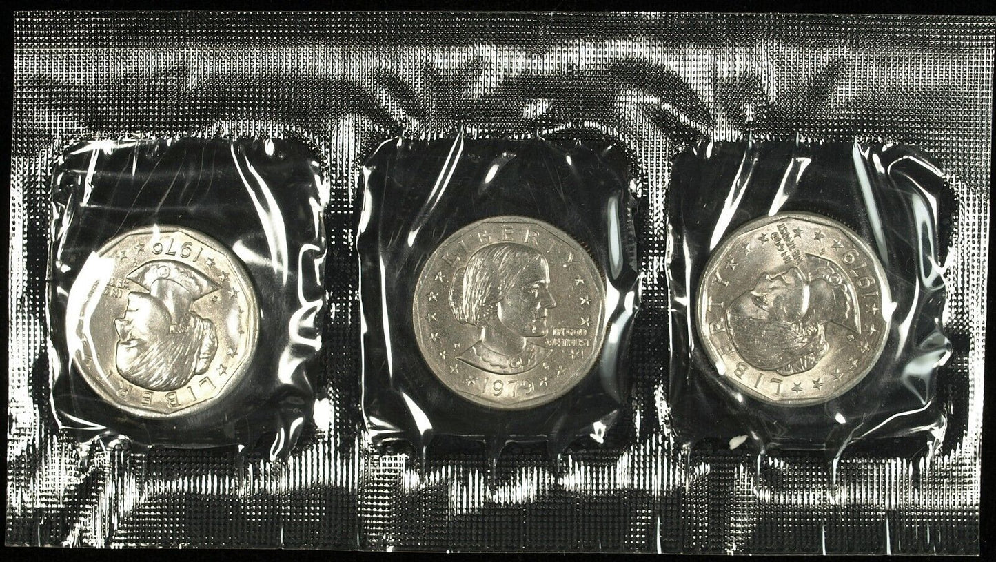 1979 Susan B. Anthony Dollar Souvenir Set ☆☆ Great Collectible ☆☆ 502