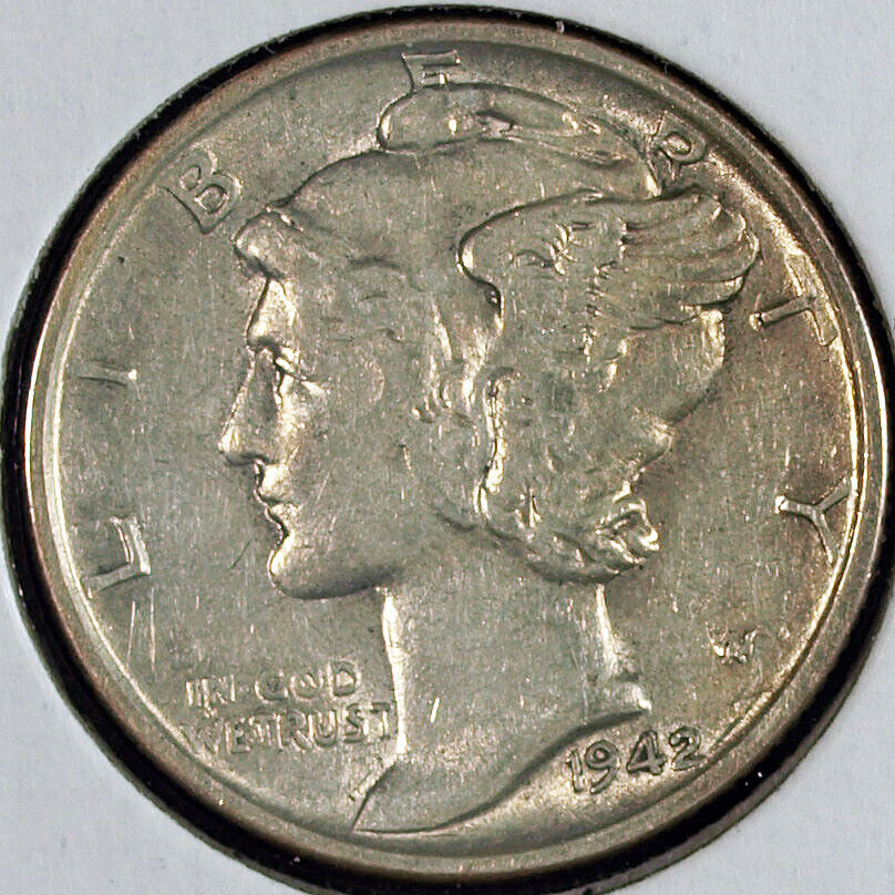 1942 S Mercury Silver Dime ☆☆ UnCirculated ☆☆ Great Set Filler 440