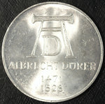 1971 "D" Silver German 5 Deutsche Mark  ☆☆ Uncirculated Commemorative ☆☆ 506