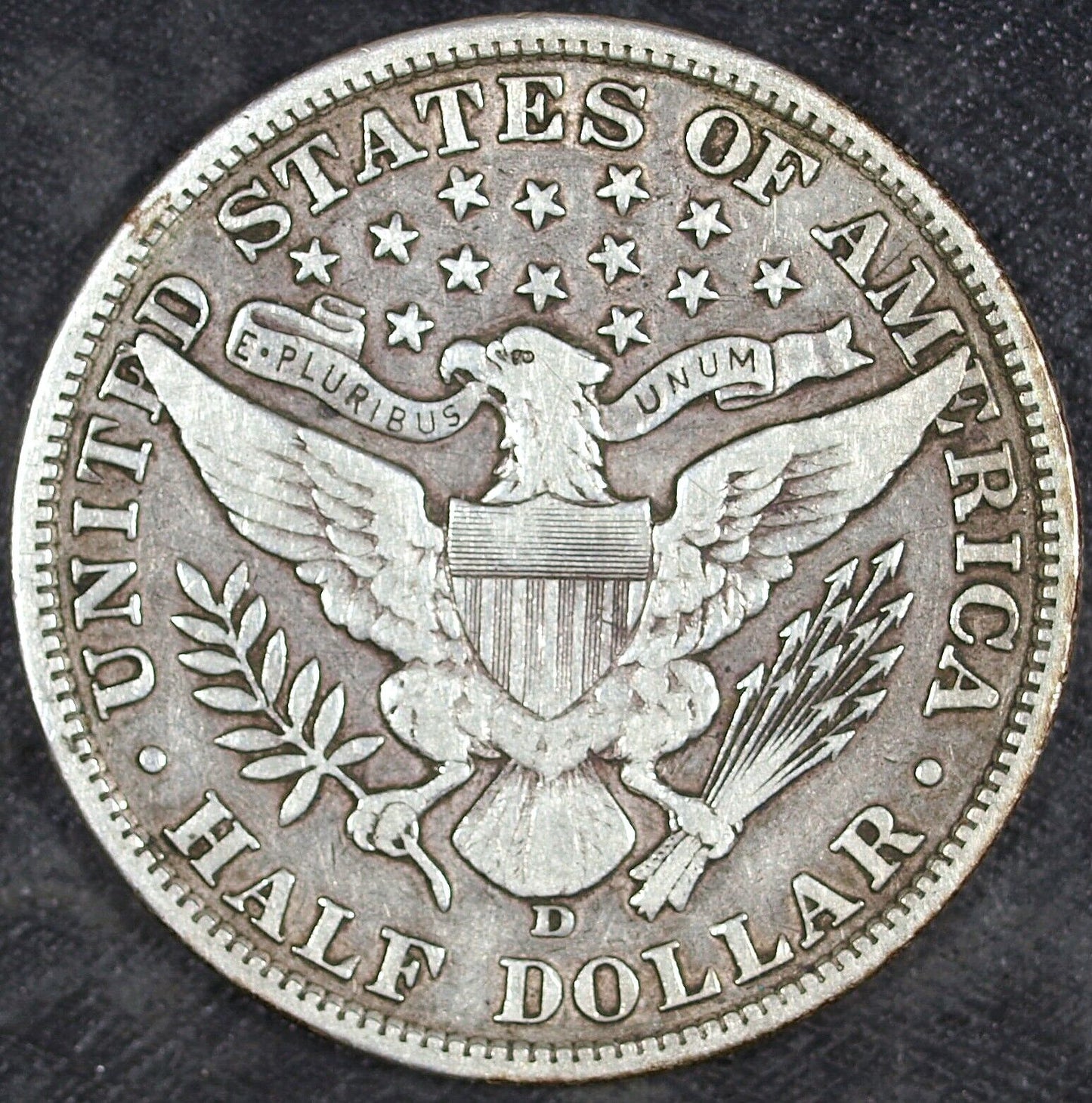 1906 D Barber Silver Half Dollar ☆☆ Circulated ☆☆ Great For Sets 506