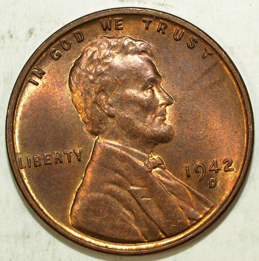 1942 D Lincoln Cent ☆☆ UnCirculated ☆☆ Great Set Filler 490