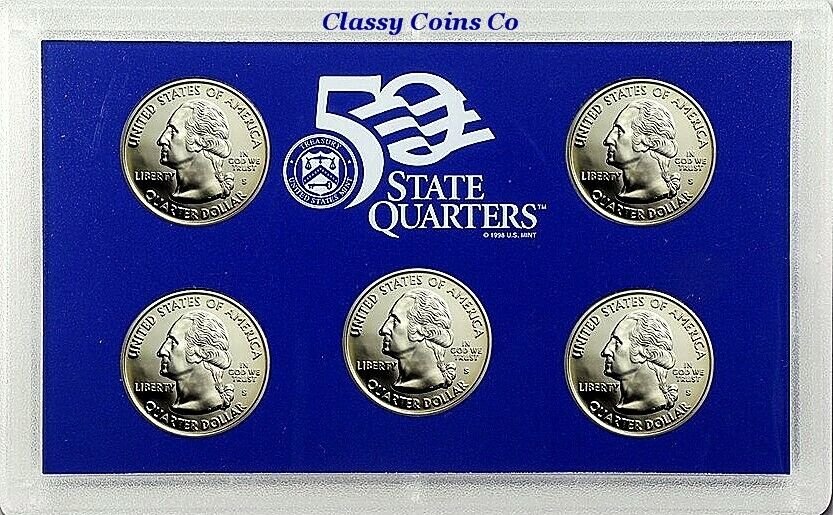 2000 S State Quarter Proof Set ☆☆ Ultra Cameo Quarters ☆☆ No Box/COA