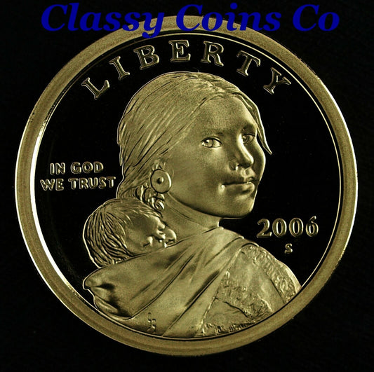 2006-S Proof Sacagawea Dollar ☆☆ Ultra Cameo ☆☆ Fresh From Proof Set