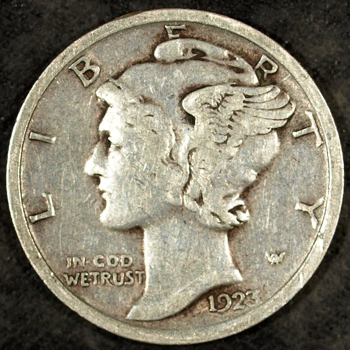 1923 P Mercury Silver Dime ☆☆ Circulated ☆☆ Great For Sets 302