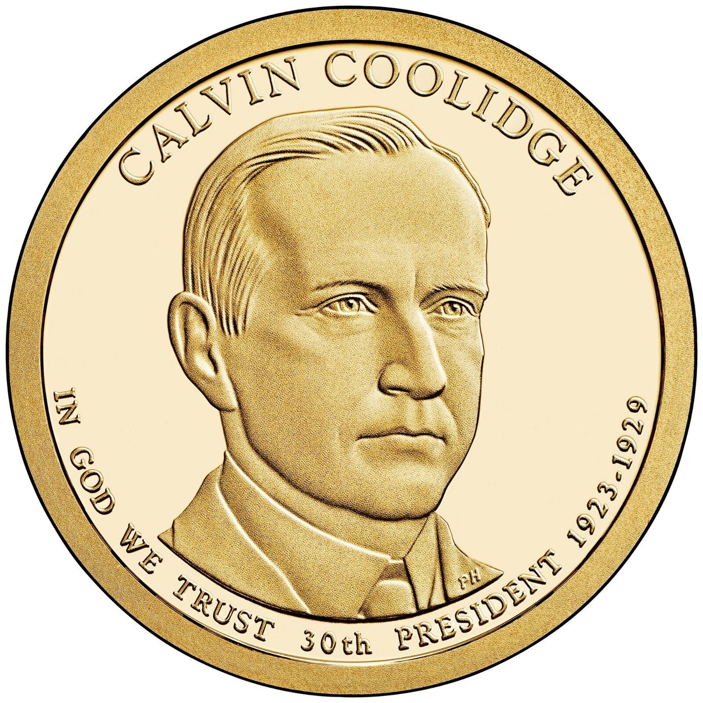 2014 S Calvin Coolidge Presidential US Proof Dollar ☆☆ Great For Sets ☆☆