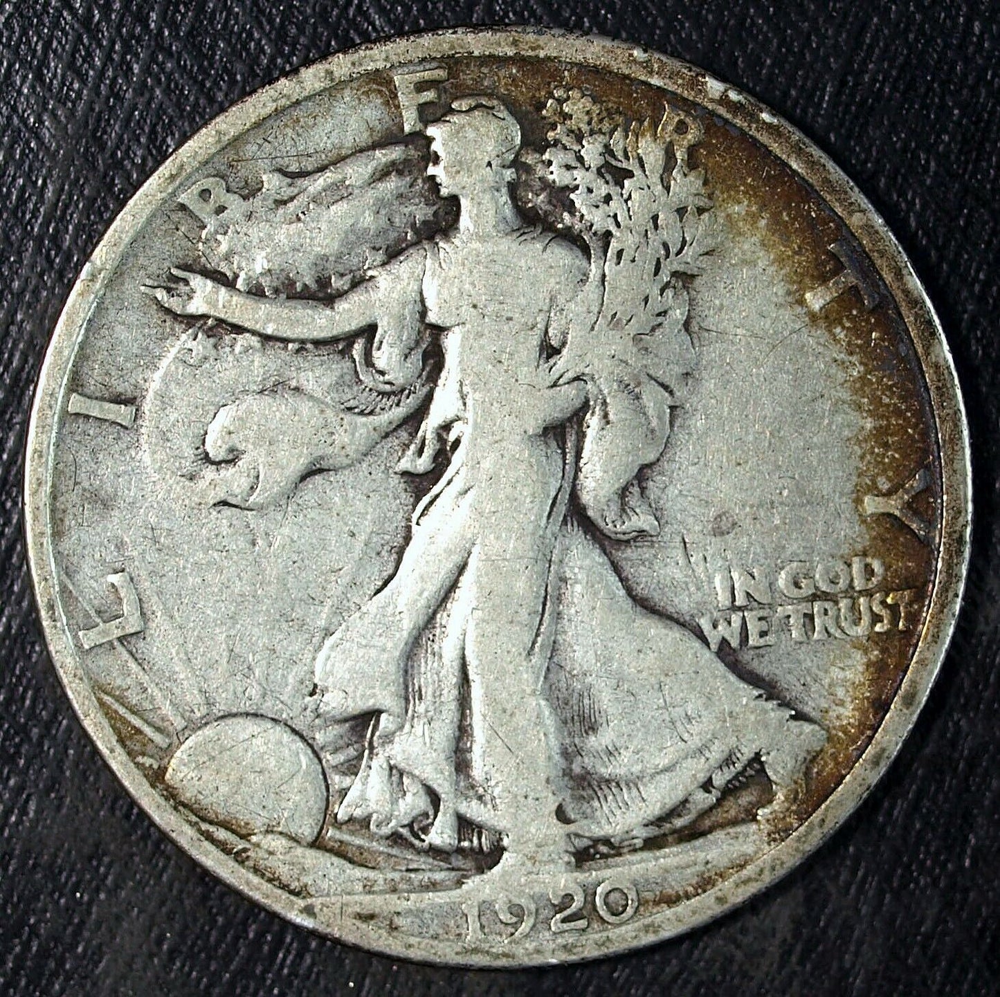 1920 D Walking Liberty Silver Half Dollar ☆☆ Circulated ☆☆ Great For Sets 363