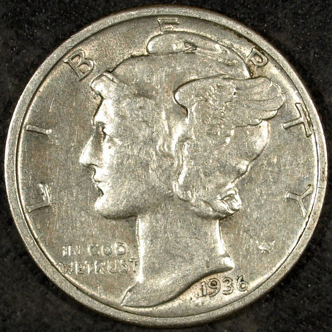1936 P Mercury Silver Dime ☆☆ XF Circulated ☆☆ Great For Sets 306