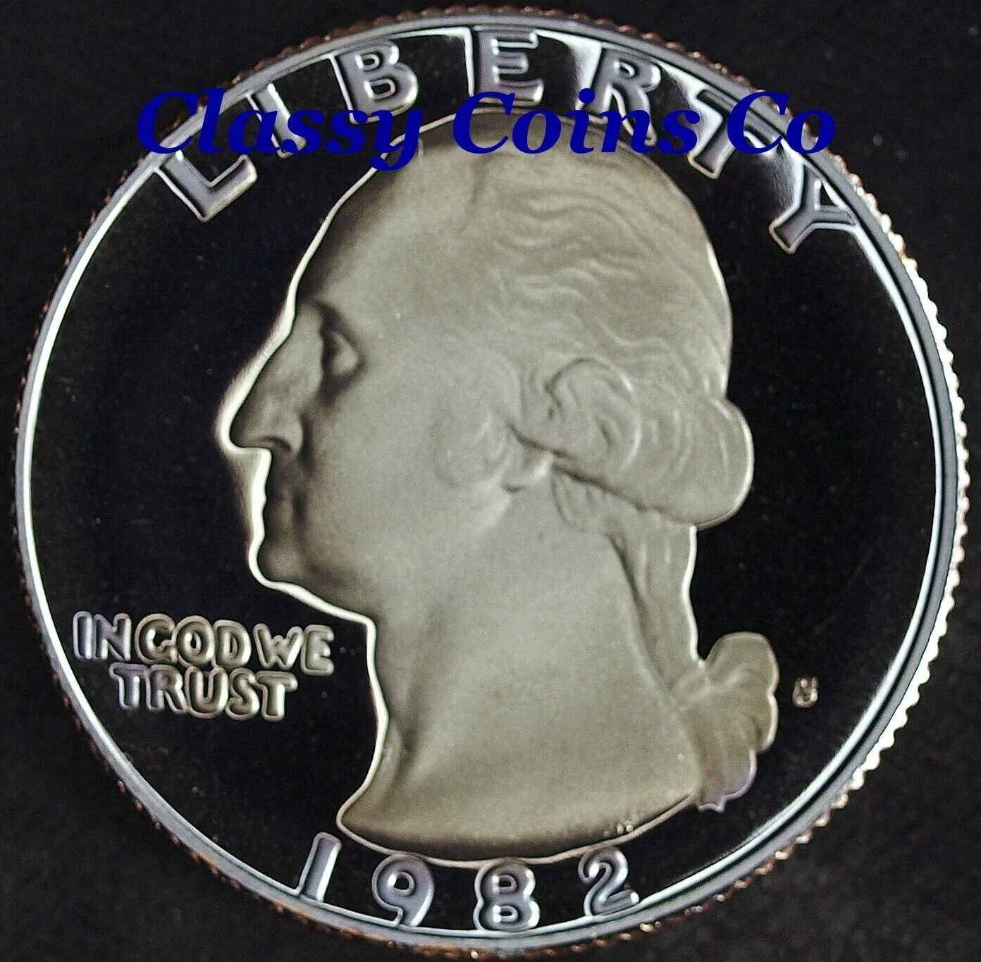 1982 S Clad Proof Washington Quarter ☆☆ Great For Sets ☆☆ Fresh From Proof Set