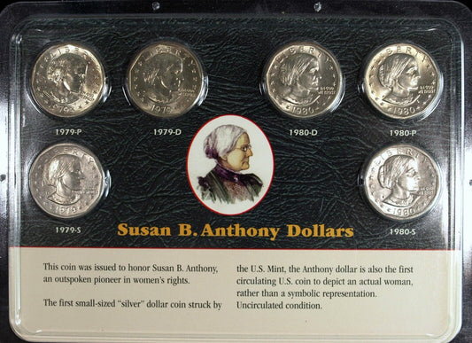 Susan B. Anthony Dollars Littleton Set ☆☆ Great Collectible ☆☆