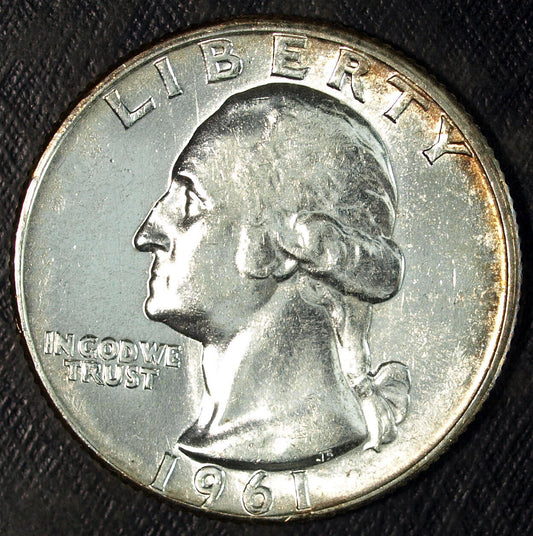 1961 P Washington Silver Quarter ☆☆ UnCirculated ☆☆ Great Set Filler 430