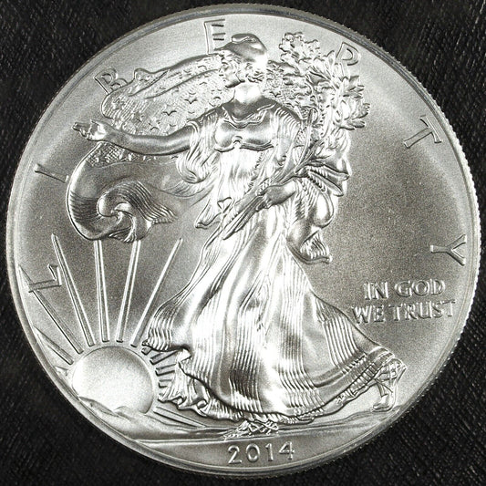 2014 U.S. Mint American Silver Eagle ☆☆ Uncirculated ☆☆ Great For Sets 246