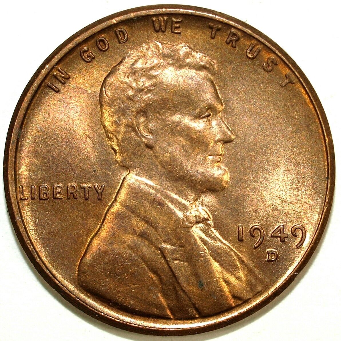 1949 D Lincoln Cent ☆☆ UnCirculated ☆☆ Great Set Filler 136