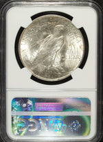 1923 P NGC MS 63 Peace Silver Dollar ☆☆ Top 50 VAM 1O ☆☆ Bar Wing LDS 002