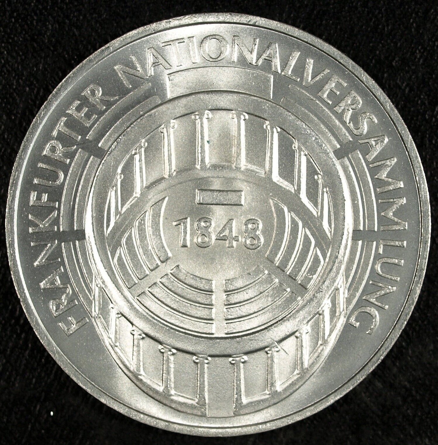 1973 "G" Silver German 5 Deutsche Mark  ☆☆ Frankfort Nat'l Assembly 506
