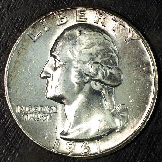 1961 P Washington Silver Quarter ☆☆ UnCirculated ☆☆ Great Set Filler 428