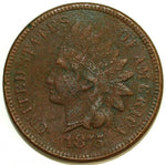 1875 Indian Head Circulated Cent ☆☆ Great Set Filler ☆☆ 104