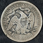1877 P Seated Liberty Silver Quarter ☆☆ Circulated ☆☆ Great Set Filler