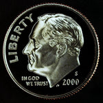 2000 S Clad Proof Roosevelt Dime ☆☆ Great For Sets ☆☆ Fresh Out of Proof Set