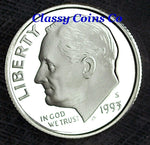 1993 S Silver Proof Roosevelt Dime ☆☆ Great Set Filler ☆☆ Great Collectible