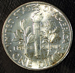 1951 P Golden Toned Roosevelt Silver Dime ☆☆ Great For Sets ☆☆ 380