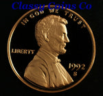 1992 S Proof Lincoln Cent ☆☆ Deep Mirrors ☆☆ Fresh From Proof Set ☆☆