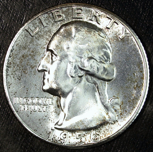 1956 P Washington Silver Quarter ☆☆ UnCirculated ☆☆ Great For Sets ☆☆ 352