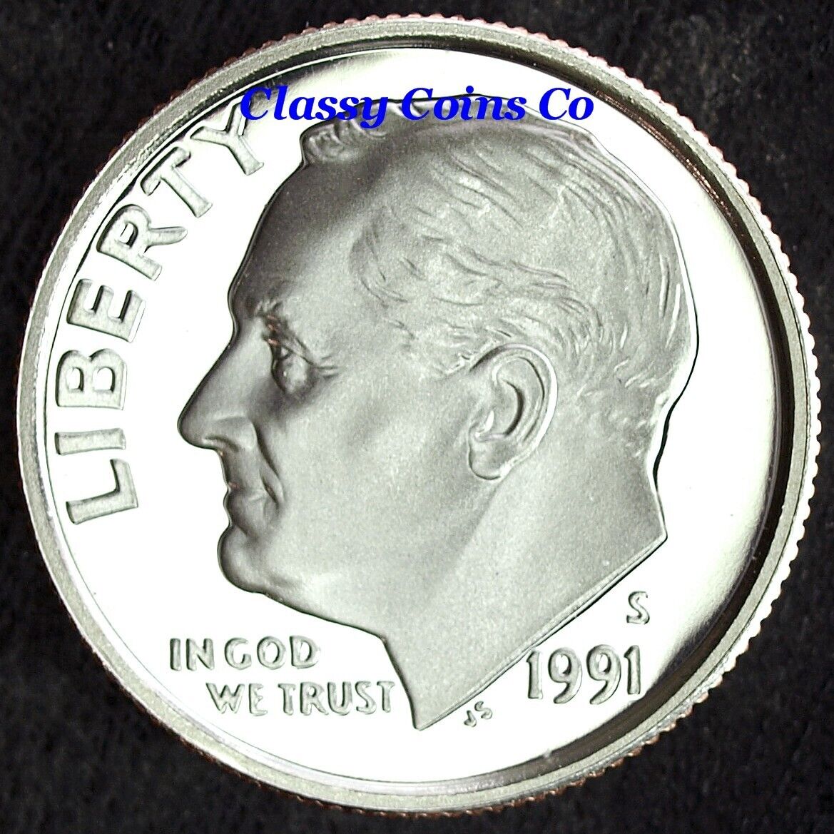 1991 S Clad Proof Roosevelt Dime ☆☆ Great Set Filler ☆☆ Great Collectible