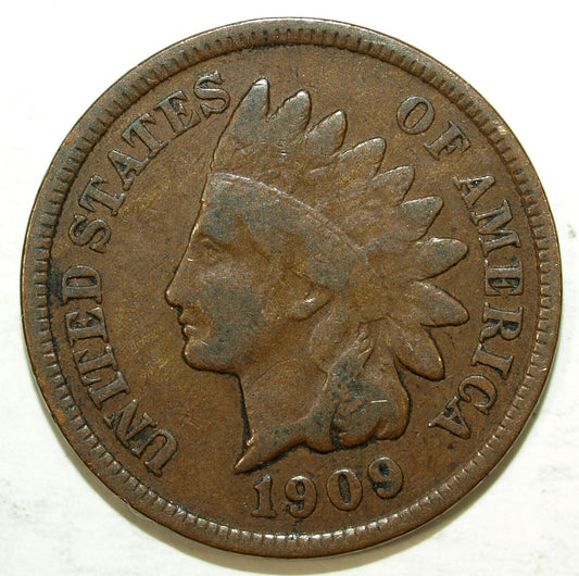 1909 Indian Head Circulated Cent ☆☆ Great Set Filler ☆☆ 404