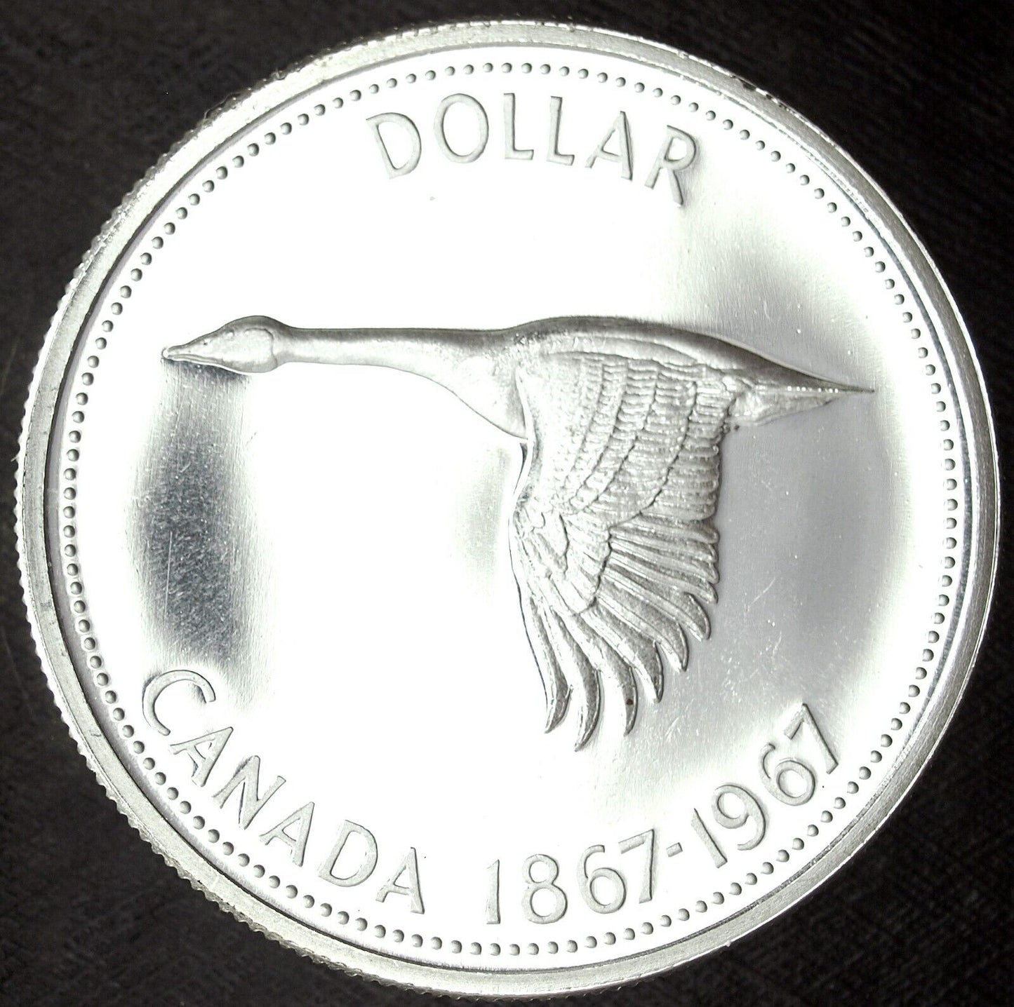 1967 Canada Flying Goose Silver Dollar ☆☆ UnCirculated ☆☆ Great Set Filler 305