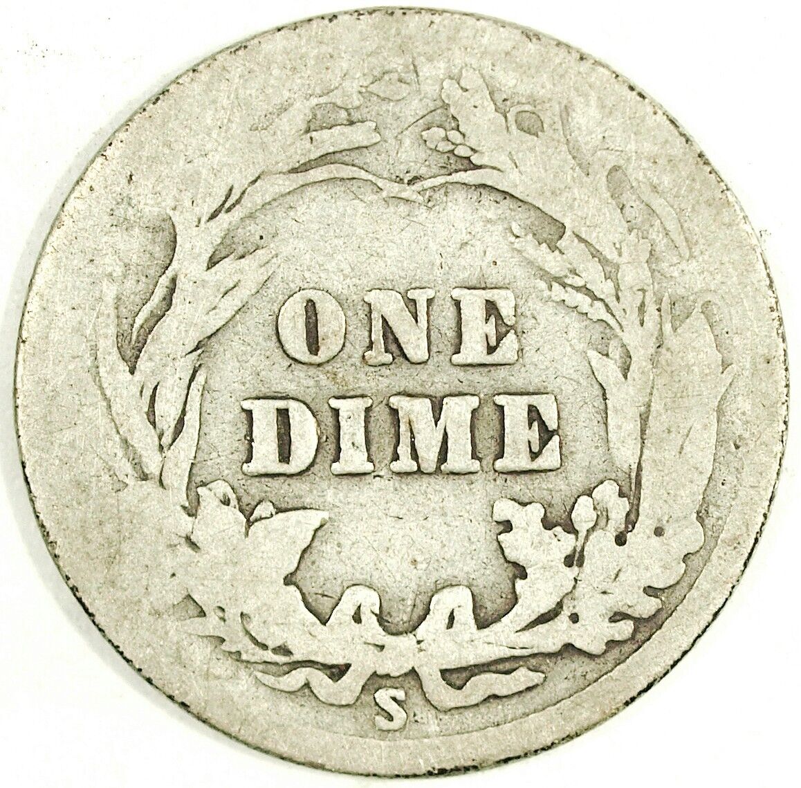 1912 S Barber Silver Dime ☆☆ Circulated ☆☆ Great Set Filler 172