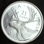 1965 Canada Silver Quarter 25 cents ☆☆ UnCirculated ☆☆ Great Set Filler 402