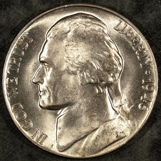 1946 D Jefferson Nickel ☆☆ Almost Uncirculated ☆☆ Great For Sets 118