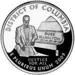 2009 S District of Columbia Proof Quarter ☆☆ Great For Sets ☆☆