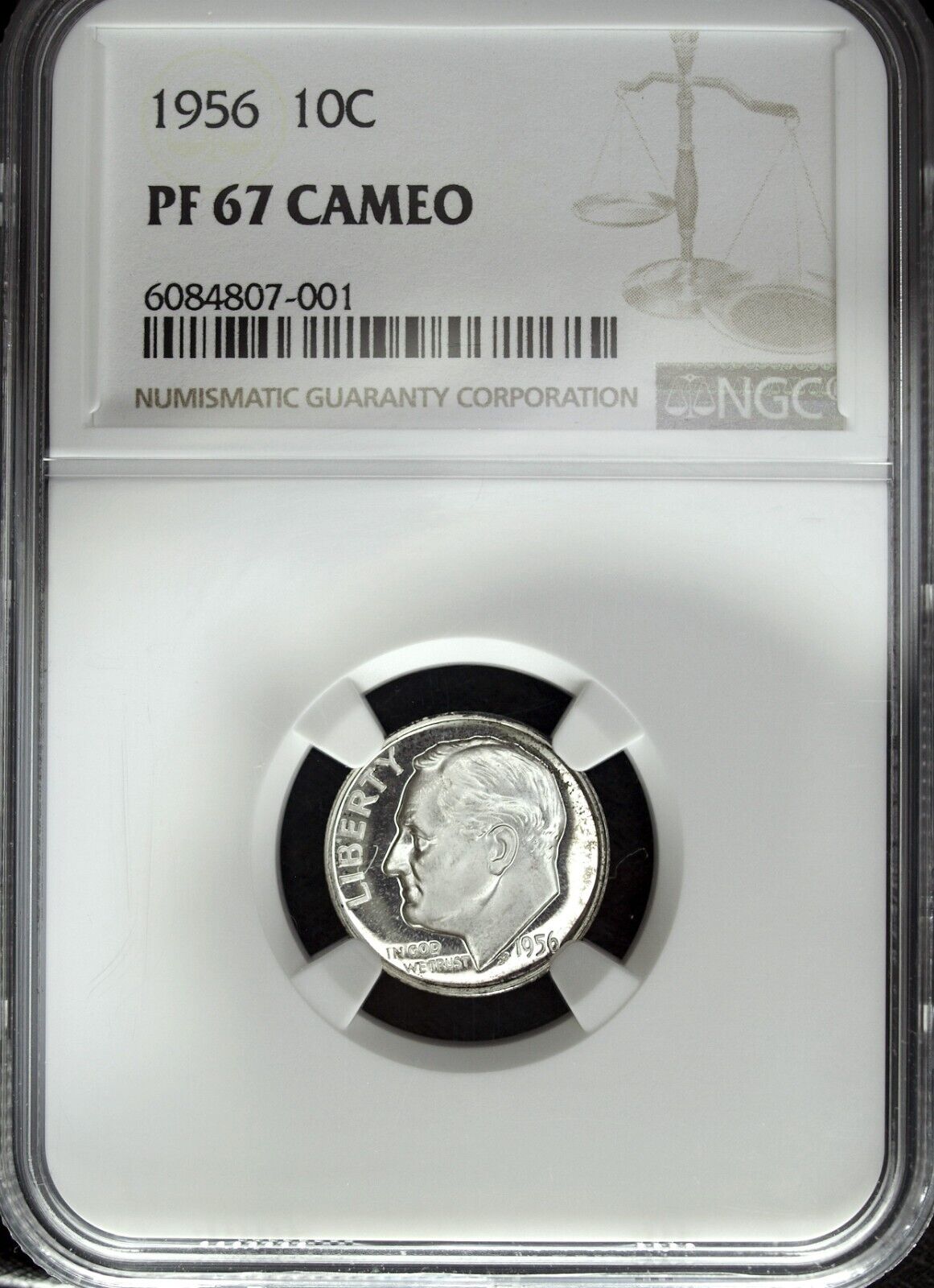 1956 NGC Proof 67 Cameo Roosevelt Silver Dime ☆☆ Great For Sets ☆☆ 001