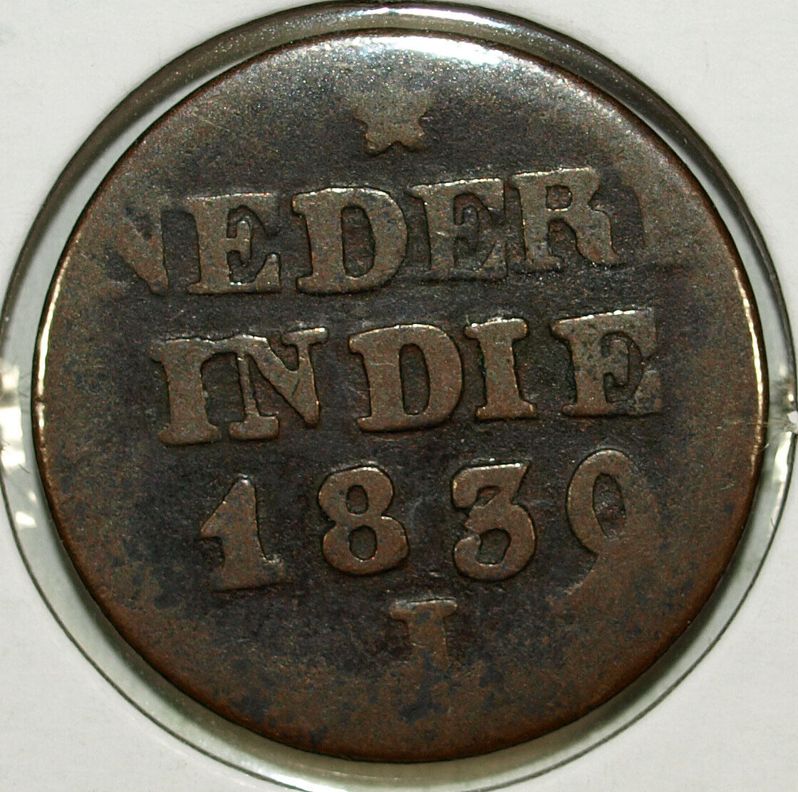 1830 Netherlands East Indies Cent Lion ☆☆ Circulated ☆☆ Great Collectible 169