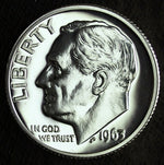 1963 Proof Roosevelt Silver Dime ☆☆ Fresh From Proof Set ☆☆ 121