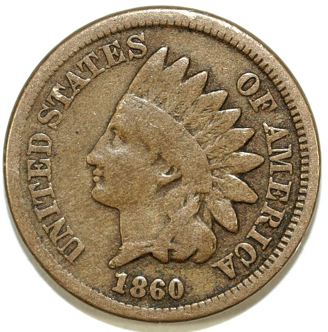 1860 Indian Head Circulated Cent ☆☆ Great Set Filler ☆☆ 401