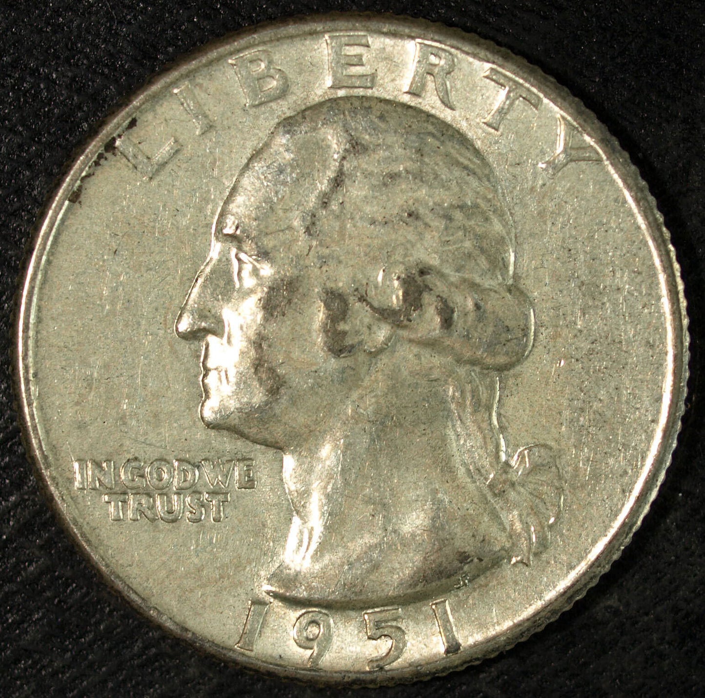 1951 P Washington Silver Quarter ☆☆ Almost UnCirculated ☆☆ Great Set Filler 305