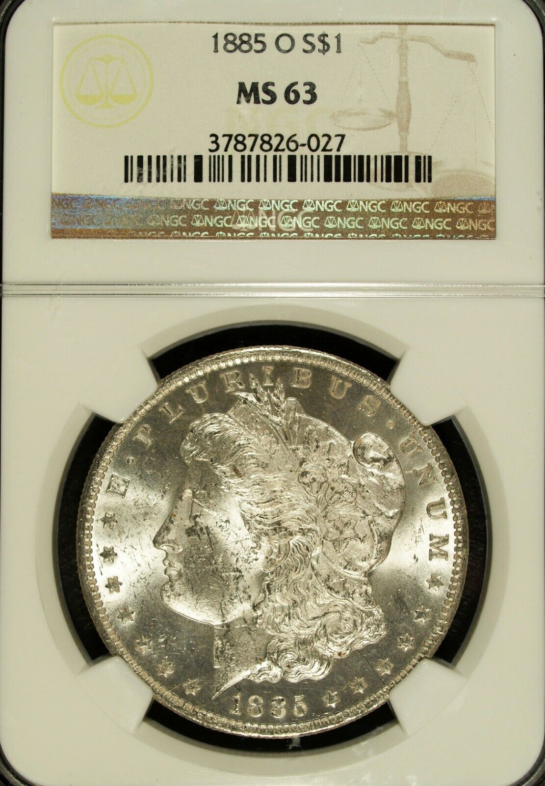 1885 O NGC MS 63 Morgan Silver Dollar ☆☆ Great Collectible ☆☆ 027