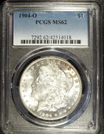 1904 O PCGS MS 62 Morgan Silver Dollar ☆☆ Great Collectible ☆☆ 018