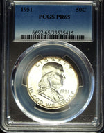 1951 PCGS Proof 65 Franklin Silver Half Dollar ☆☆ Great Collectible ☆☆ 415