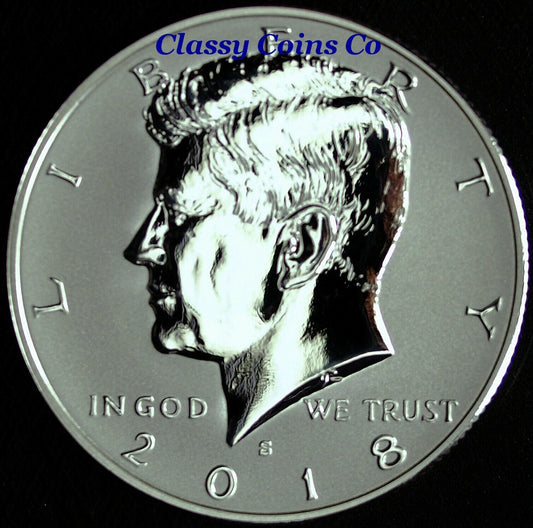 2018 S Reverse Proof Silver Kennedy Half Dollar ☆☆ For Sets ☆☆ From Proof Set