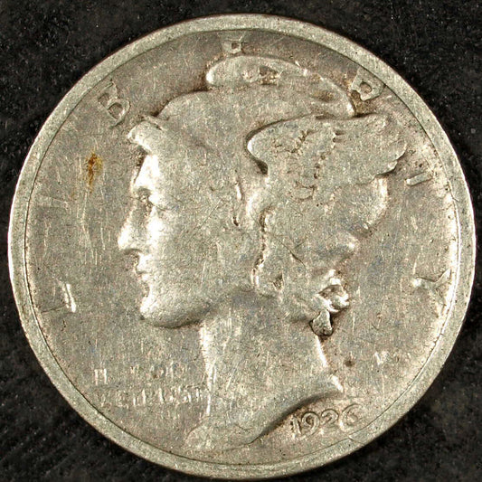 1926 D Mercury Silver Dime ☆☆ VF Circulated ☆☆ Great For Sets 309