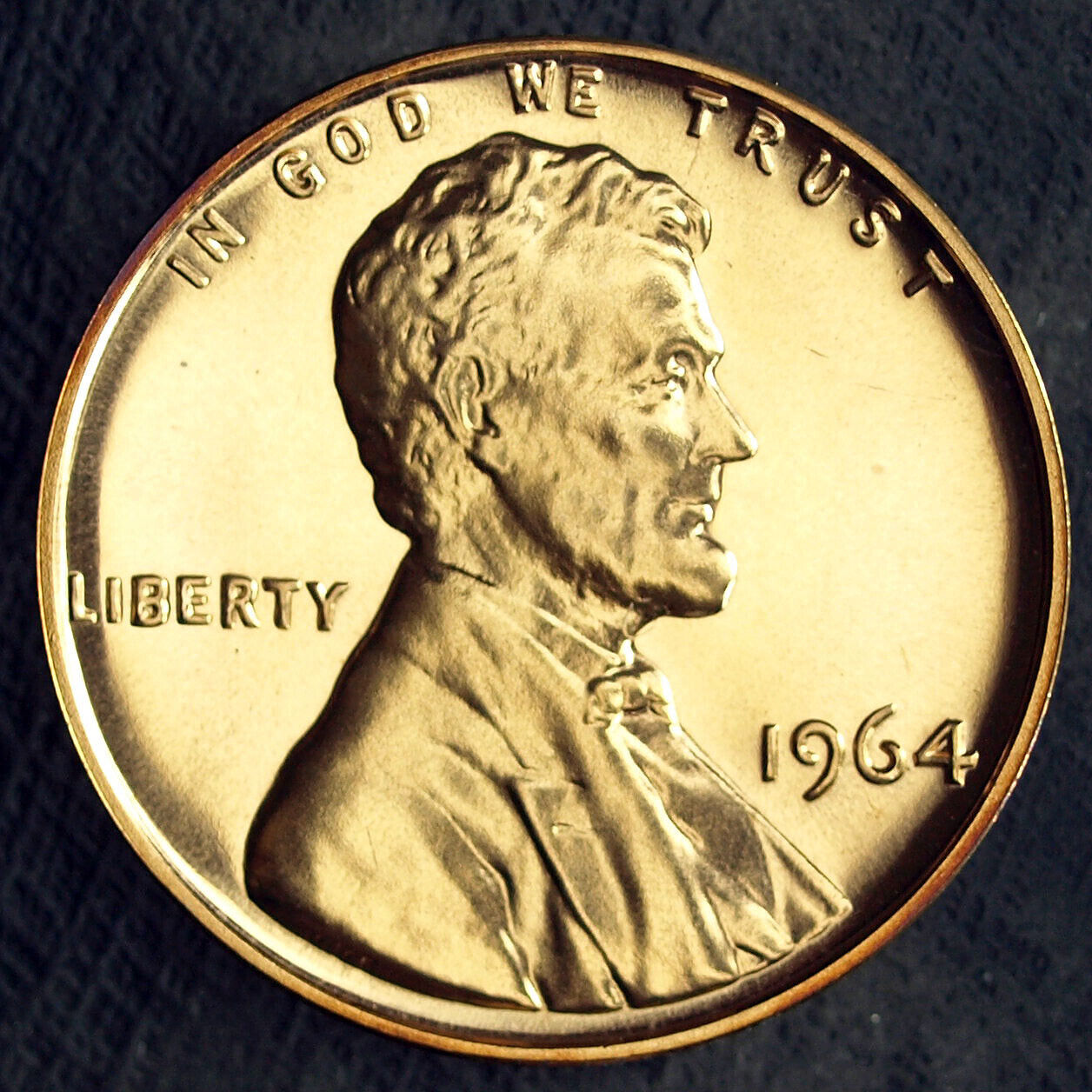 1964 Proof Lincoln Cent ☆☆ Great For Sets ☆☆ Fresh From Proof Set ☆☆ 213