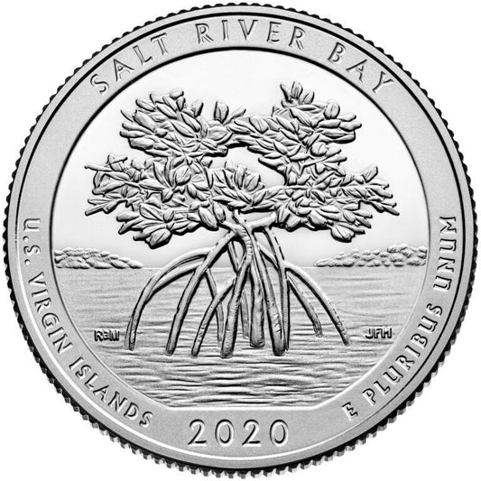 2020 S Proof Silver Salt Grass America The Beautiful Qtr ☆☆ Great Collectible